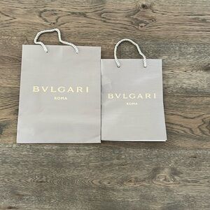 Bvlgari shopping bags